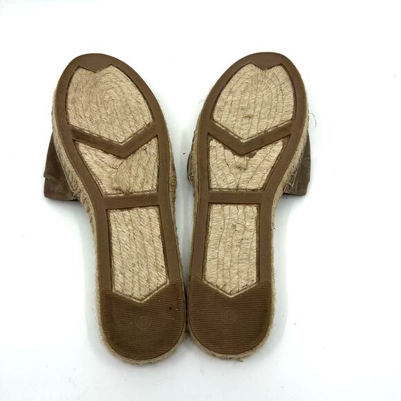 Marc Fisher Valey Espadrille Suede Slide Sandals Women's 8 US - Picture 8 of 9